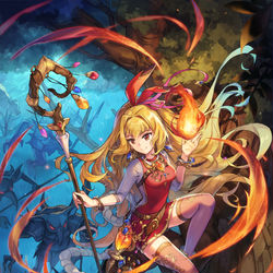 This is a pixiv picture whose title is 【ロマンシング サガ リ・ユニバース】ミリアム.