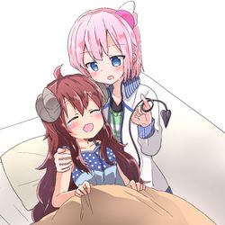 This is a pixiv picture whose title is ゆびきり.