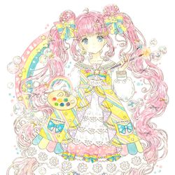 This is a pixiv picture whose title is PRISM RAINBOW.