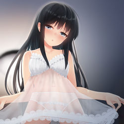 This is a pixiv picture whose title is ベビードール朝潮chang【skeb依頼】.