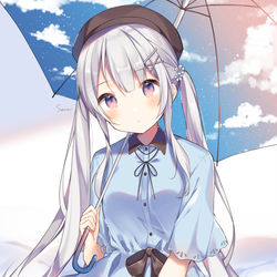This is a pixiv picture whose title is ☔️.