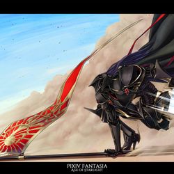 This is a pixiv picture whose title is 【PFAOS】黒鷹のヴェルナー【アステラ】.