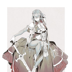 This is a pixiv picture whose title is Sothis Regalia.