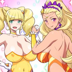 This is a pixiv picture whose title is ソレイユからスパークルへバトンタッチ!!.