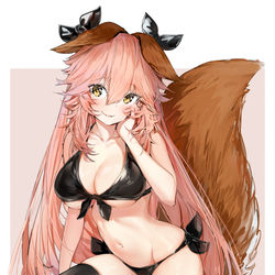 This is a pixiv picture whose title is 玉藻の前.