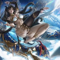 This is a pixiv picture whose title is 伊施塔尔 Ishtar pinup.