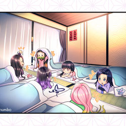 This is a pixiv picture whose title is ガールズトーク.