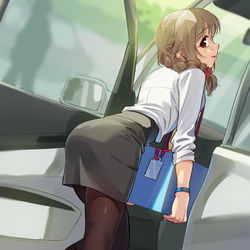This is a pixiv picture whose title is 荷物を運ぶのを手伝っていただけますか。.