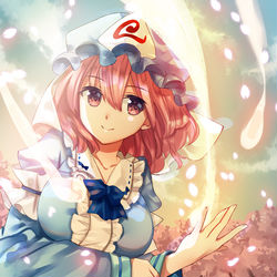This is a pixiv picture whose title is 桜之御魂.