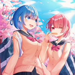 This is a pixiv picture whose title is ★.