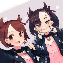 This is a pixiv picture whose title is ユウリとマリィ.