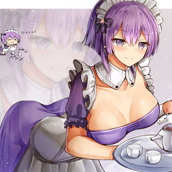 This is a pixiv picture whose title is メイドベルナデッタ.