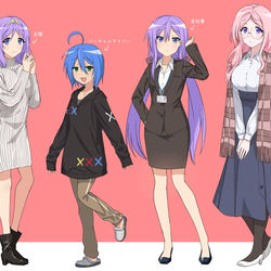 This is a pixiv picture whose title is らき☆すた 2020ver.
