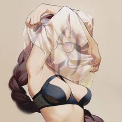 This is a pixiv picture whose title is 虞美人.
