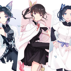 This is a pixiv picture whose title is 蝶屋敷.