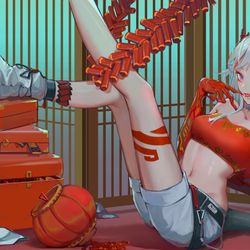 This is a pixiv picture whose title is 年.
