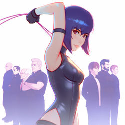 This is a pixiv picture whose title is 『攻殻機動隊 SAC_2045』ティーザービジュアル.