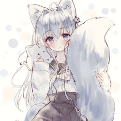 This is a pixiv picture whose title is もふ。.