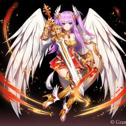 This is a pixiv picture whose title is [仕事絵] 黒騎士と白の魔王-レギンレイヴ.