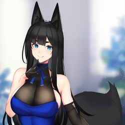 This is a pixiv picture whose title is けもみみチャイナ.