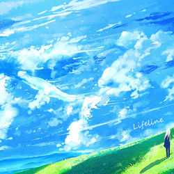 This is a pixiv picture whose title is 鲸云.