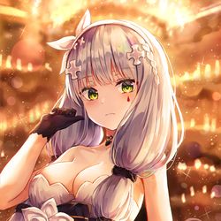 This is a pixiv picture whose title is HK416.