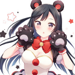 This is a pixiv picture whose title is 「もふもふしますか？」.