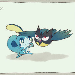 This is a pixiv picture whose title is ポケモン剣盾.