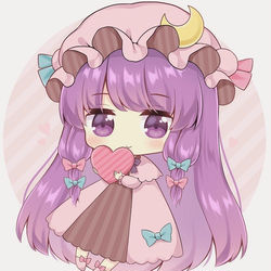 This is a pixiv picture whose title is バレンタイン×パチュリー.