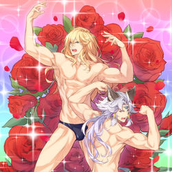 This is a pixiv picture whose title is 光魔法かっこいいポーズ.