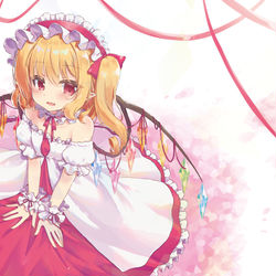 This is a pixiv picture whose title is ふりふりフランちゃん.