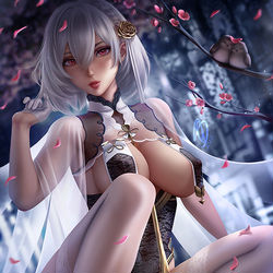 This is a pixiv picture whose title is Sirius Azur Horizons (2B bonus).