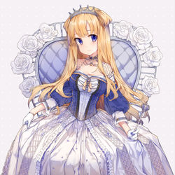 This is a pixiv picture whose title is 👑.