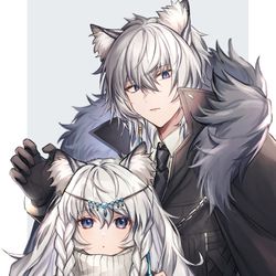 This is a pixiv picture whose title is ❄️.