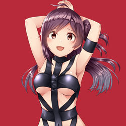 This is a pixiv picture whose title is HOT LIMITな萩風/萩風(ミーティア装備).