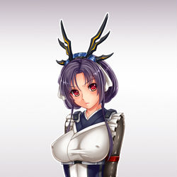This is a pixiv picture whose title is 鹿角.