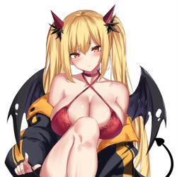 This is a pixiv picture whose title is 悪魔.