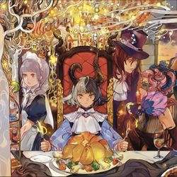 This is a pixiv picture whose title is 🍴·宴会·🍴.