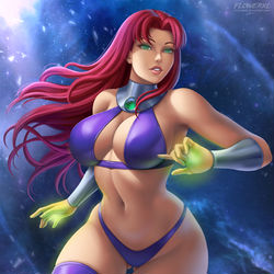 This is a pixiv picture whose title is Starfire.
