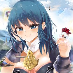 This is a pixiv picture whose title is ベレス先生の"巨"大乱闘.
