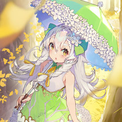This is a pixiv picture whose title is 「Z/X」優雅に見上げるスピレア.