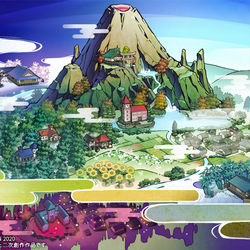 This is a pixiv picture whose title is 東方スペルバブル幻想郷MAP.
