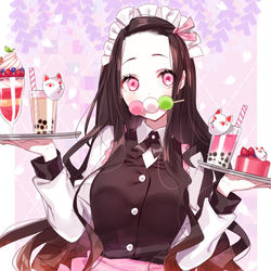 This is a pixiv picture whose title is Kimetsu-Café.