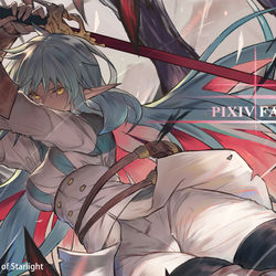 This is a pixiv picture whose title is 【PFAOS】战 狼.