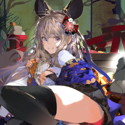This is a pixiv picture whose title is 遅くなりましたが.