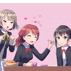 This is a pixiv picture whose title is かすみん歩夢あなたちゃん.