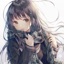 This is a pixiv picture whose title is 女子高生.