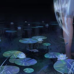 This is a pixiv picture whose title is 幽玄.