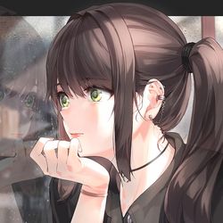 This is a pixiv picture whose title is メランコリー.