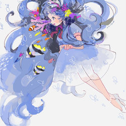 This is a pixiv picture whose title is <*)) >=<.